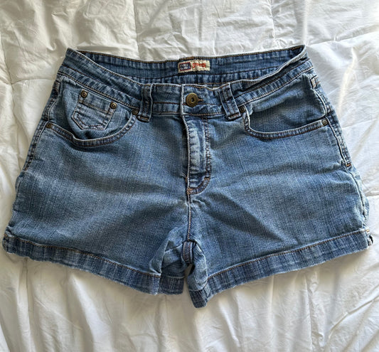 2000s faded glory denim shorts